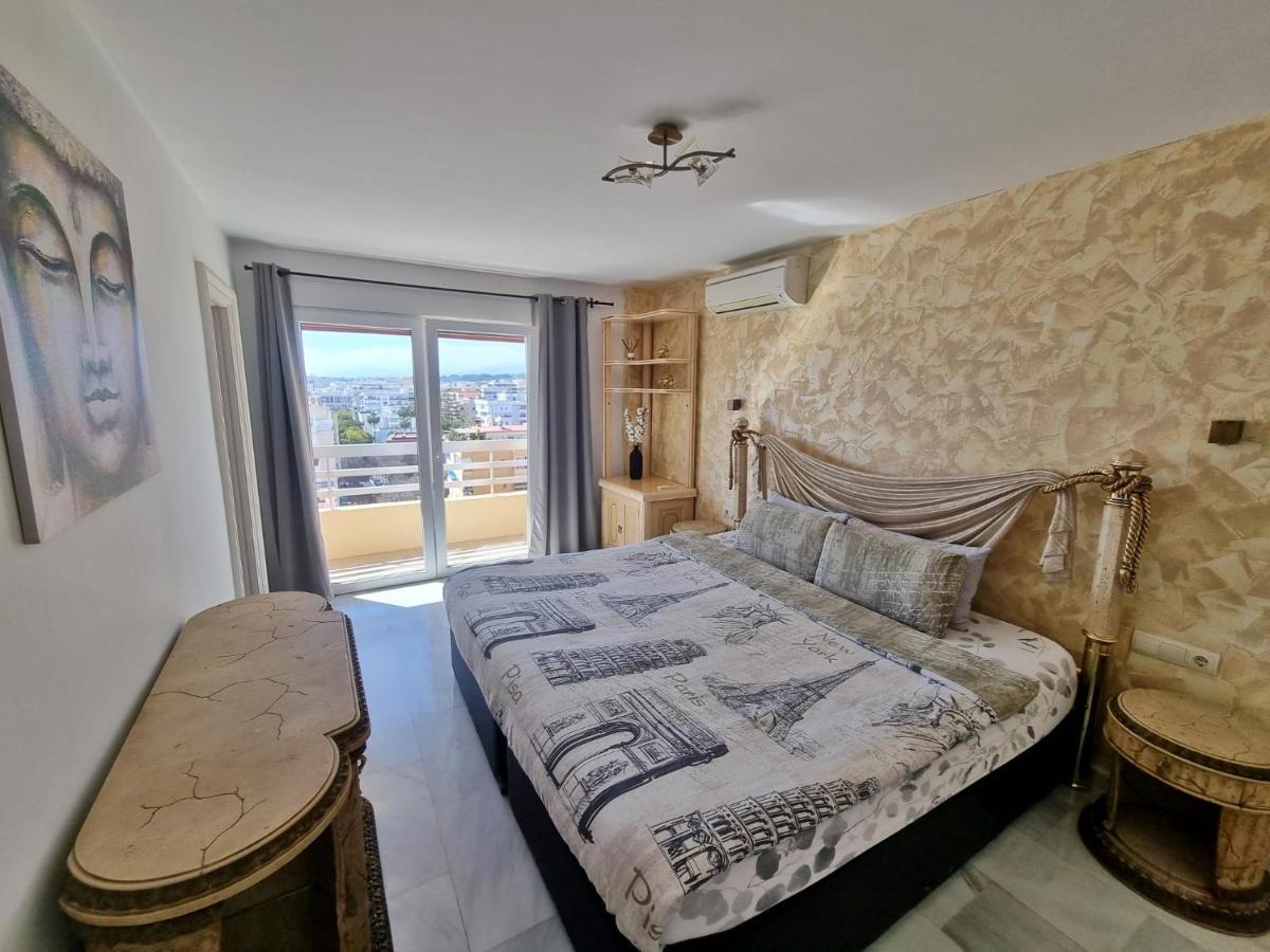 Penthouse With Private Pool, Hot Tub Jacuzzi With Sea Views And Chill-Out Zone, Close To The Sea マルベーリャ エクステリア 写真